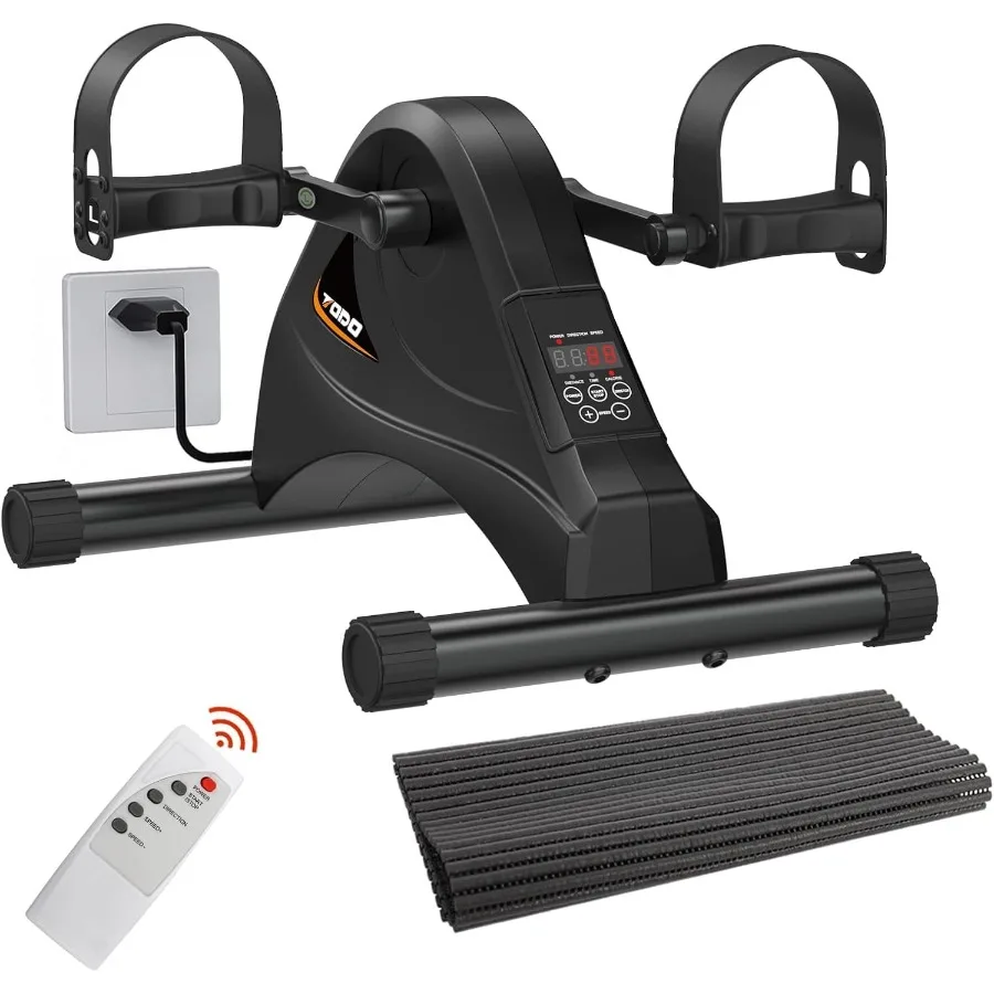 Under Desk Motorized Pedal Exerciser Mini Bike for Seniors Rehab and Physical Therapy with Adjustable Resistance in Black
Under Desk Motorized Pedal Exerciser Mini Bike for Seniors Rehab and Physical Therapy with Adjustable Resistance in Black
