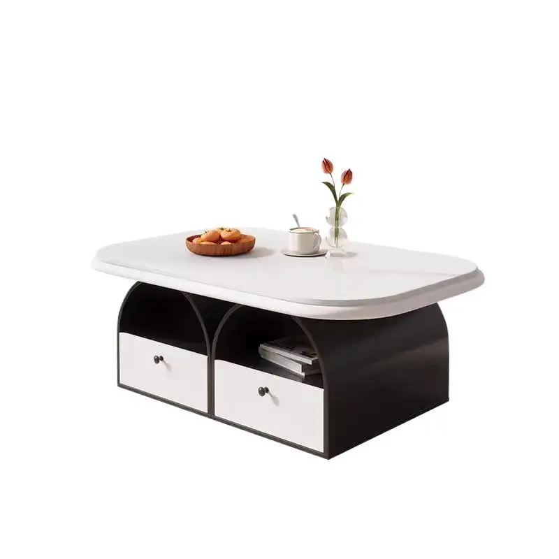 Cream wind rock board coffee table living room household small apartment simple locker
Cream wind rock board coffee table living room household small apartment simple locker