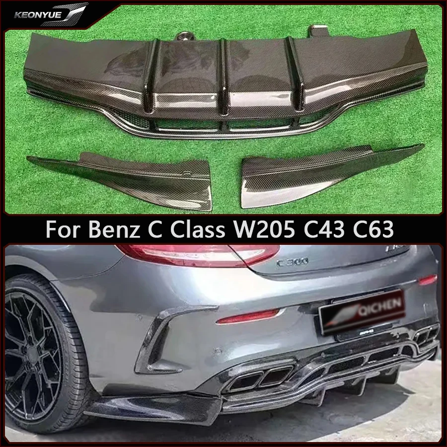 For Mercedes Benz C Class W205 C63 C43 Carbon Fiber Back lip Car Rear Bumper Diffuser Splitters Spoiler Car Accessories body kit
For Mercedes Benz C Class W205 C63 C43 Carbon Fiber Back lip Car Rear Bumper Diffuser Splitters Spoiler Car Accessories body kit