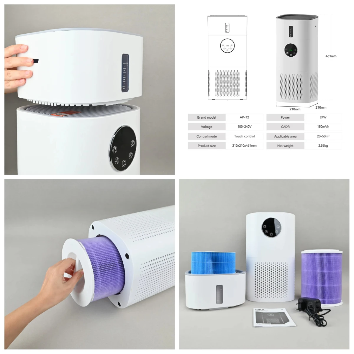 2026 Newest Smart Aromatherapy Air Purifier Portable HEPA Filter for Pets Home Desktop Allergies
2026 Newest Smart Aromatherapy Air Purifier Portable HEPA Filter for Pets Home Desktop Allergies