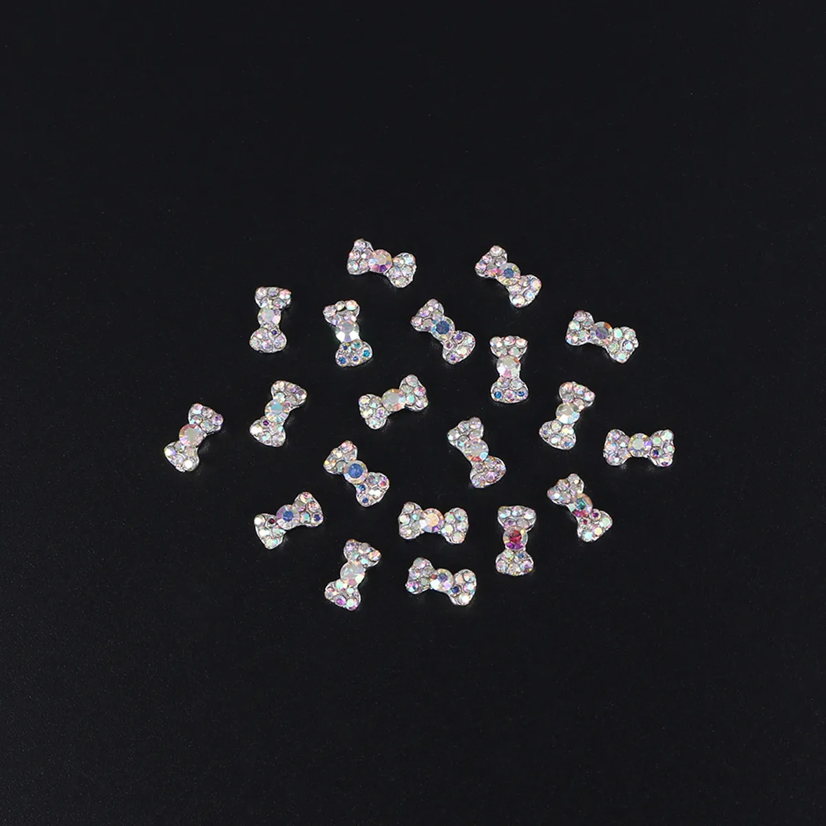 20Pcs Nail Art Decals Bow Rhinestone Crystal Nail Decoration DIY Glitter Gems Suitable for Gel Polish False Natural Nails
20Pcs Nail Art Decals Bow Rhinestone Crystal Nail Decoration DIY Glitter Gems Suitable for Gel Polish False Natural Nails