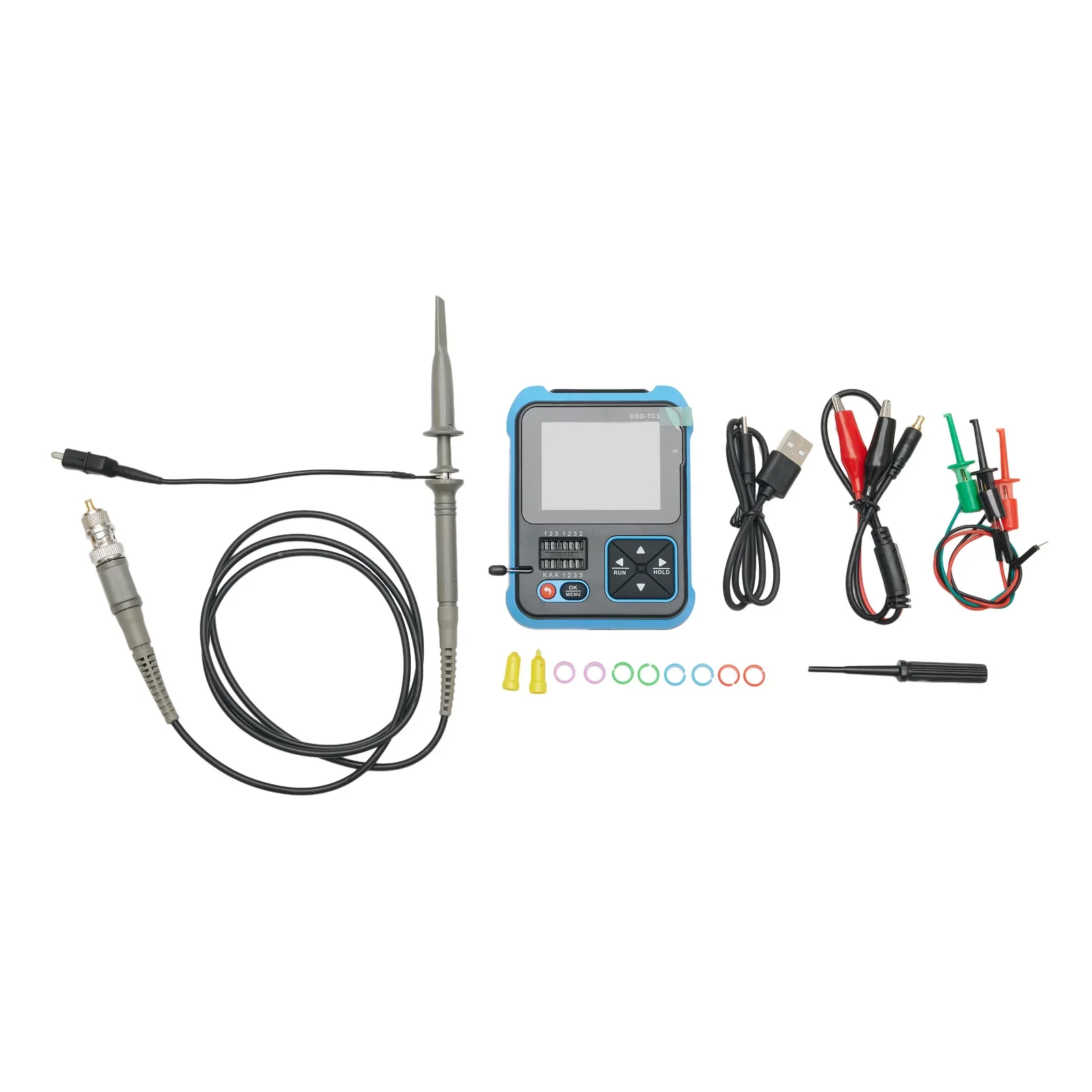 High Sensitivity DSOTC3 Digital Oscilloscope Transistor Tester Function Signal Generator, Long Battery Life, Accurate Testing
High Sensitivity DSOTC3 Digital Oscilloscope Transistor Tester Function Signal Generator, Long Battery Life, Accurate Testing