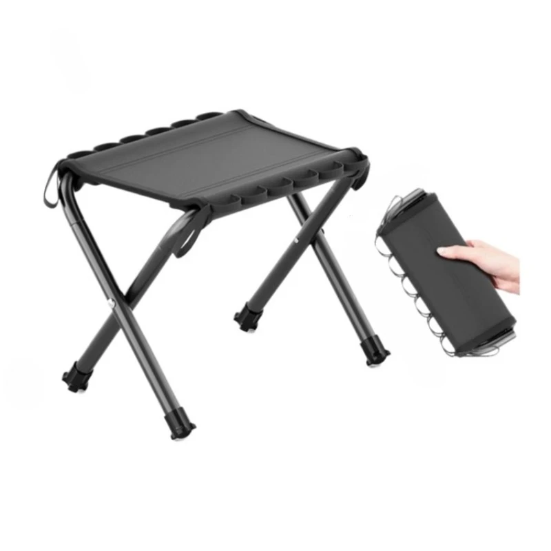 Folding Stool Ultra Lightweight Portable Stool Campstool - Outdoor Camping Fishing Travel Train Queue Chair - 260lbs Capacity 
Folding Stool Ultra Lightweight Portable Stool Campstool - Outdoor Camping Fishing Travel Train Queue Chair - 260lbs Capacity