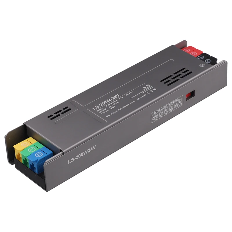 LED Switch Transformer LED Power Supply Lighting Transformer Dimming Driver Power Supply 24V200w
LED Switch Transformer LED Power Supply Lighting Transformer Dimming Driver Power Supply 24V200w