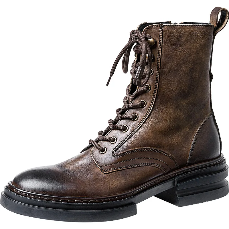 Retro Mens Genuine Leather Boots Luxury Handmade Quality Comfortable Elegant British Trend Brown Ankle Chelsea Wedding Shoes Man
Retro Mens Genuine Leather Boots Luxury Handmade Quality Comfortable Elegant British Trend Brown Ankle Chelsea Wedding Shoes Man