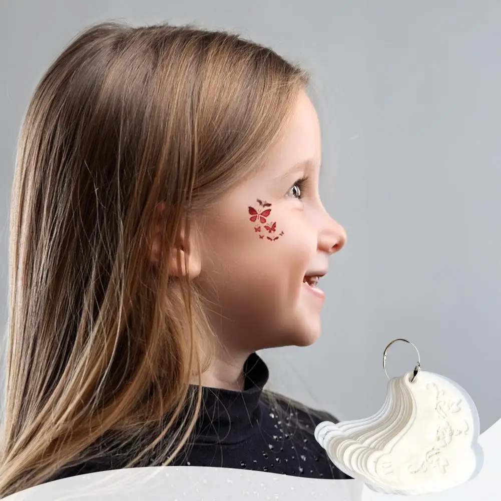 25 шт. набор трафаретов для рисования лица, пластиковые трафареты для рисования лица, многоразовые шаблоны для дизайна лица для тела, макияжа на Хэллоуин, день рождения 
25 шт. набор трафаретов для рисования лица, пластиковые трафареты для рисования лица, многоразовые шаблоны для дизайна лица для тела, макияжа на Хэллоуин, день рождения