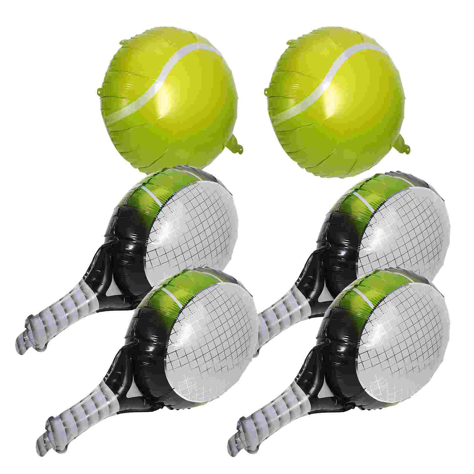 Inflatable Tennis Decoration Balloons Birthday Party Decorations Shaped Decorative Aluminum Film and Racket Happy
Inflatable Tennis Decoration Balloons Birthday Party Decorations Shaped Decorative Aluminum Film and Racket Happy