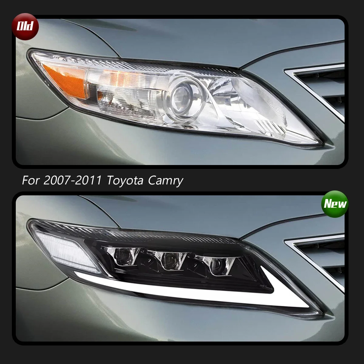 TYPY Car For Toyota US Camry headlights Upgrade Modified to New DRL Dynamic Turn Signal LED Headlight Auto Accessories 2007-2011
TYPY Car For Toyota US Camry headlights Upgrade Modified to New DRL Dynamic Turn Signal LED Headlight Auto Accessories 2007-2011