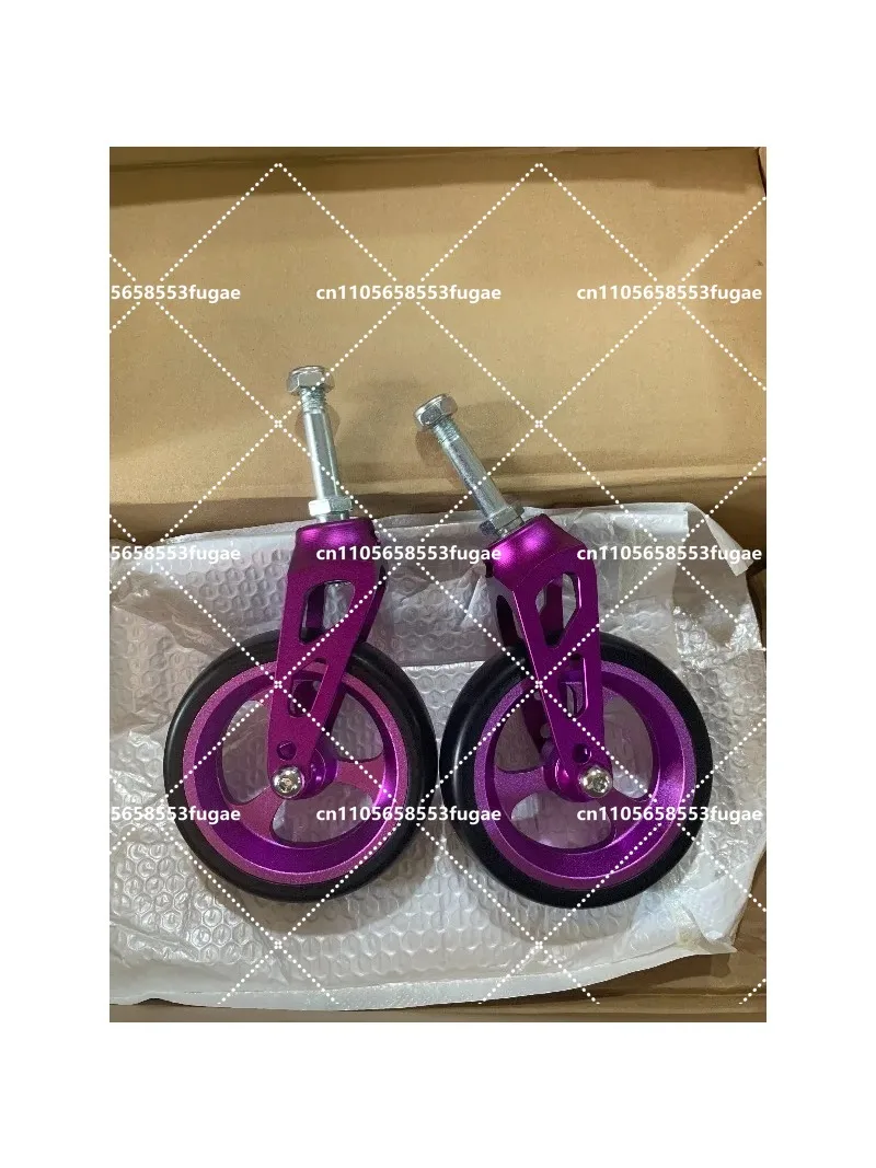 Aluminum Alloy Wheelchair Wheels Front Fork Universal Front Caster with 4",5"x1.4"Softroll Style Rubber Tires High Speed
Aluminum Alloy Wheelchair Wheels Front Fork Universal Front Caster with 4",5"x1.4"Softroll Style Rubber Tires High Speed