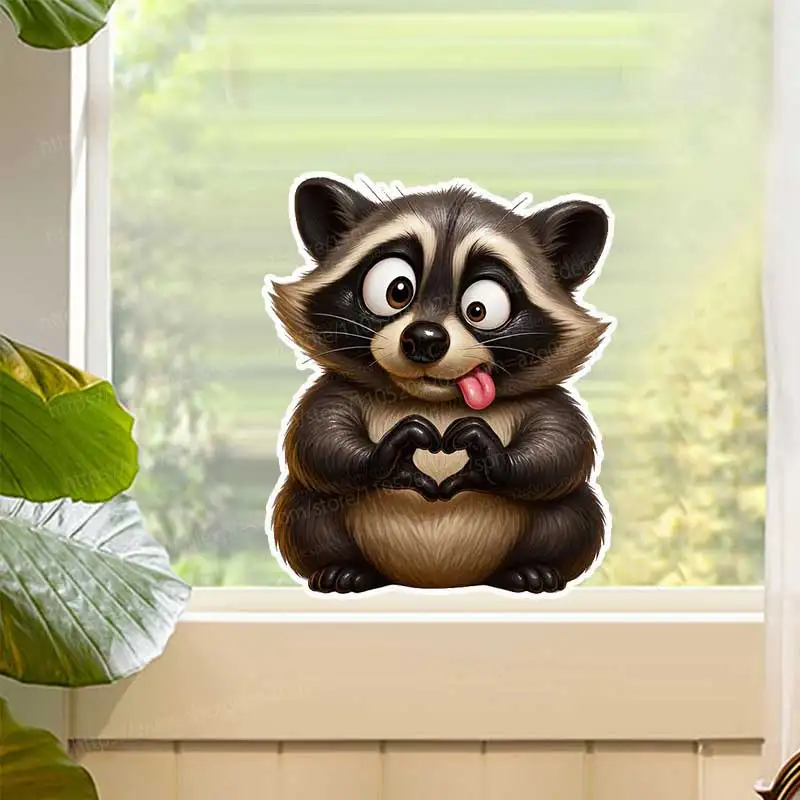 Funny Raccoon Stickers Cute Animal Kitchen Bedroom Living Room Decor Self-Adhesive Wall Decals AA336
Funny Raccoon Stickers Cute Animal Kitchen Bedroom Living Room Decor Self-Adhesive Wall Decals AA336