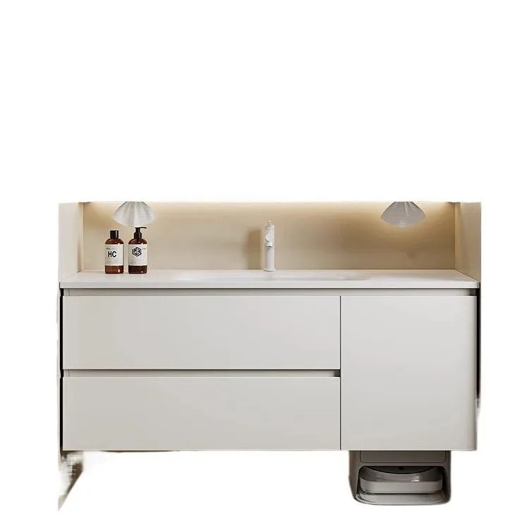 Легкий роскошный шкаф для ванной комнаты в среднем и древнем стиле, керамический встроенный умывальник, унитаз, умывальник для рук
Легкий роскошный шкаф для ванной комнаты в среднем и древнем стиле, керамический встроенный умывальник, унитаз, умывальник для рук