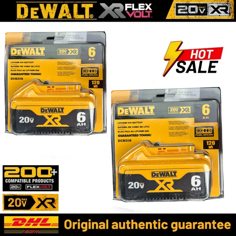 New Original DeWalt 20V 6.0Ah18650 Lithium Rechargeable Batteries suitable DCB184 DCB181 DCB182 DCB200 Replacement Tool Battery
New Original DeWalt 20V 6.0Ah18650 Lithium Rechargeable Batteries suitable DCB184 DCB181 DCB182 DCB200 Replacement Tool Battery