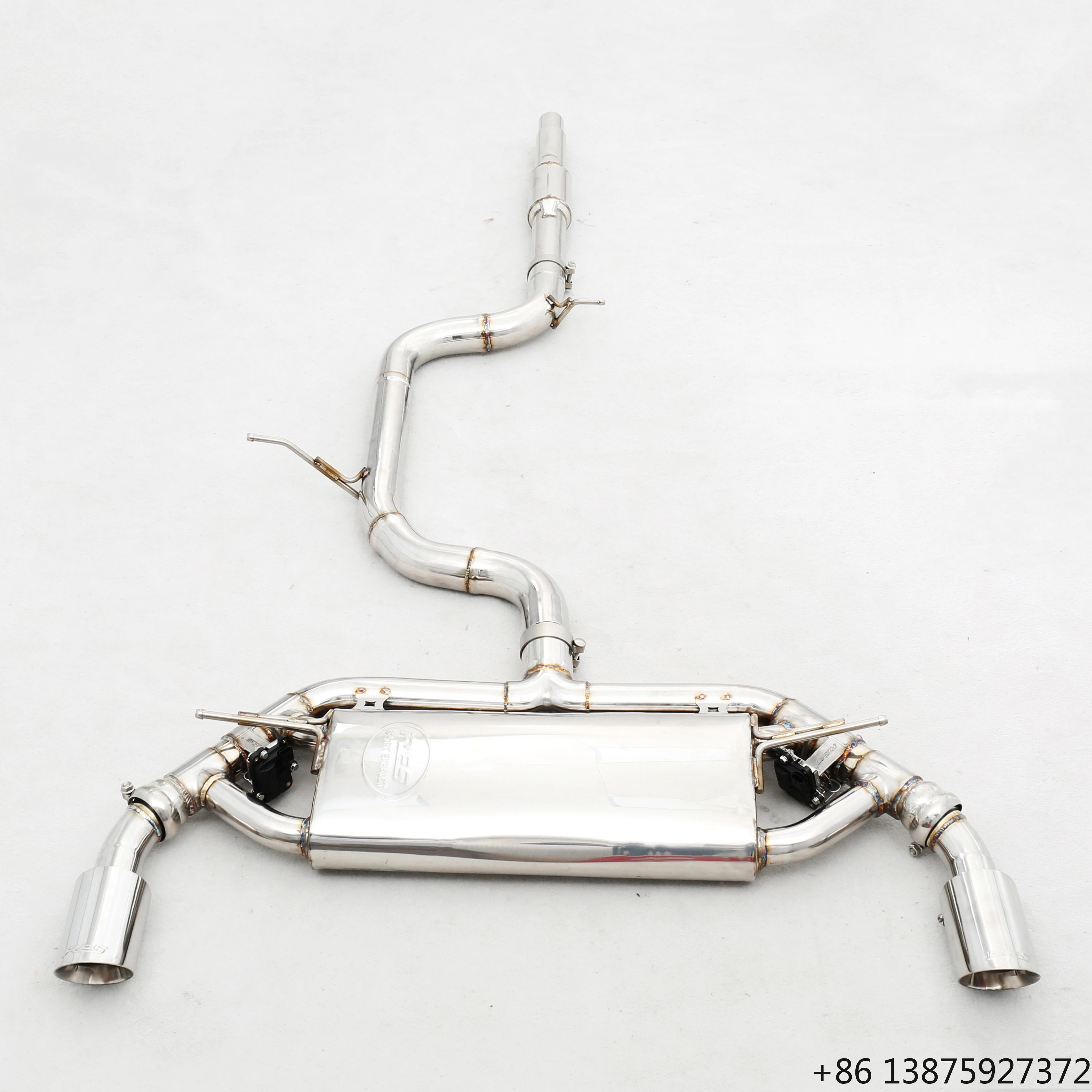 Custom Titanium Mirror Polished 1.2mm Thick Valved Exhaust System for GTI 8 2.0T MK8
Custom Titanium Mirror Polished 1.2mm Thick Valved Exhaust System for GTI 8 2.0T MK8