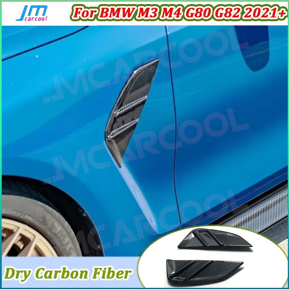 Dry Carbon Fiber Anards Splitters Front Side Fender Air Vent Covers Trims For BMW 3 Series G80 M3 4 Series G82 G83 M4 2021+
Dry Carbon Fiber Anards Splitters Front Side Fender Air Vent Covers Trims For BMW 3 Series G80 M3 4 Series G82 G83 M4 2021+