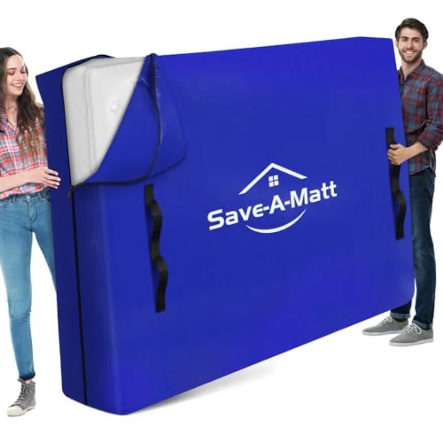 Mattress Bags for Moving - Extra Thick and Durable Mattress Cover for Moving - Reusable Waterproof Tarp Mattress Protector 86''
Mattress Bags for Moving - Extra Thick and Durable Mattress Cover for Moving - Reusable Waterproof Tarp Mattress Protector 86''