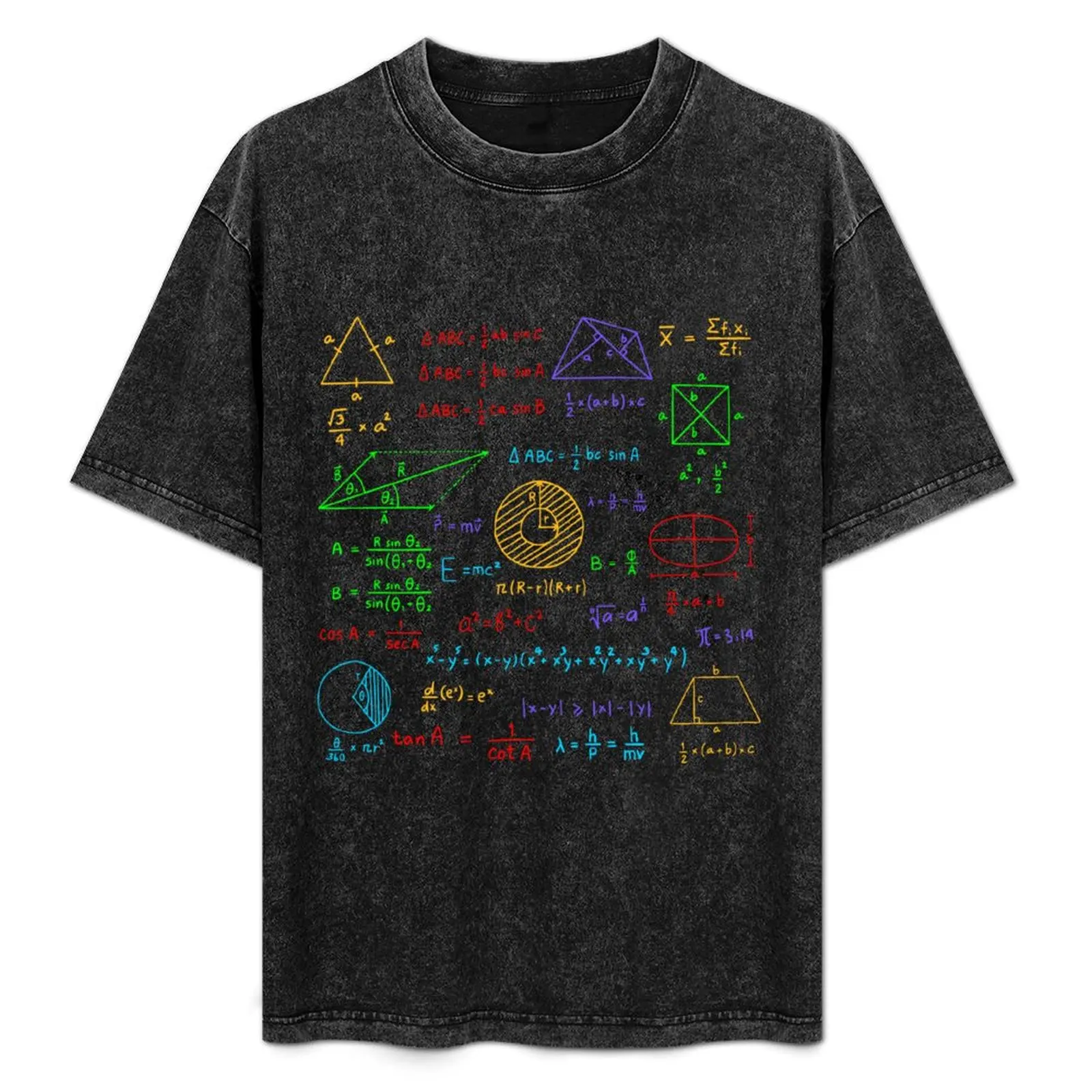 Handwritten Geometric Formulas Algebra Formulas Collage T-Shirt Stylish Graphic Short Sleeve Top
Handwritten Geometric Formulas Algebra Formulas Collage T-Shirt Stylish Graphic Short Sleeve Top