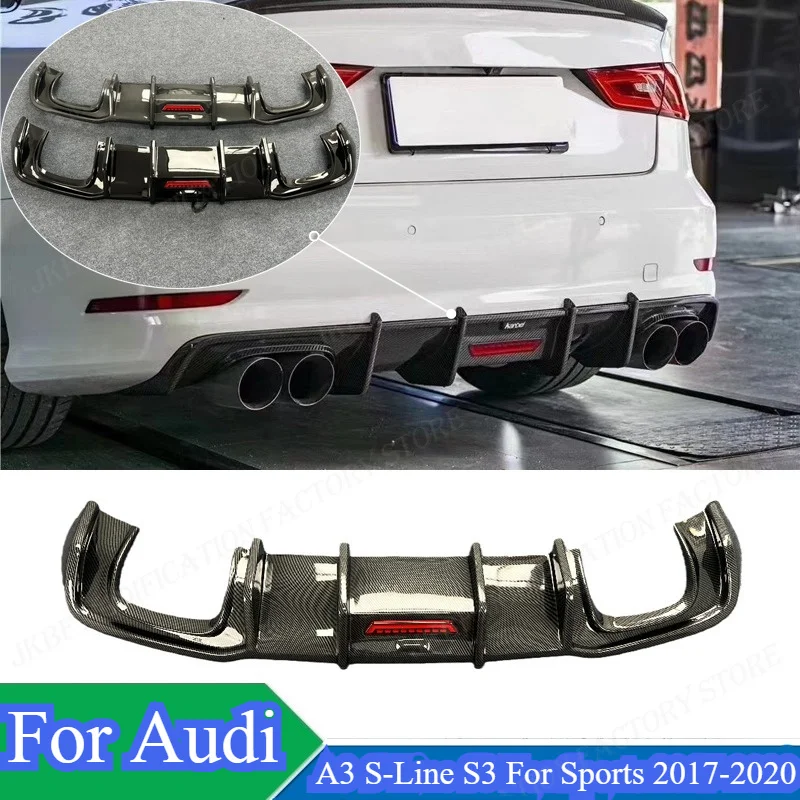 Rear Bumper Diffuser Lip For Audi A3 S-Line S3 For Sports Hatchback Sedan 2017- 2020 Splitter Spoiler Auto Accessories Tuning
Rear Bumper Diffuser Lip For Audi A3 S-Line S3 For Sports Hatchback Sedan 2017- 2020 Splitter Spoiler Auto Accessories Tuning