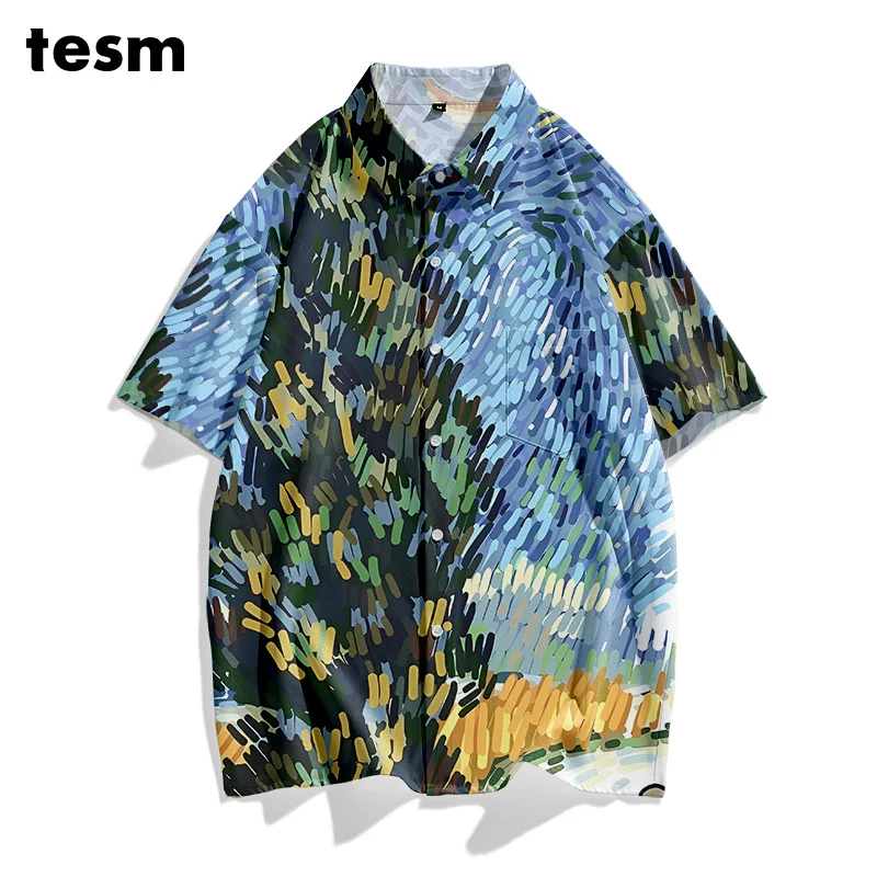 TESM Summer Couple Matching Hawaiian Shirts - Unisex Loose Short-Sleeve Breathable Sun-Protective Men Women Vacation Beach Tops
TESM Summer Couple Matching Hawaiian Shirts - Unisex Loose Short-Sleeve Breathable Sun-Protective Men Women Vacation Beach Tops