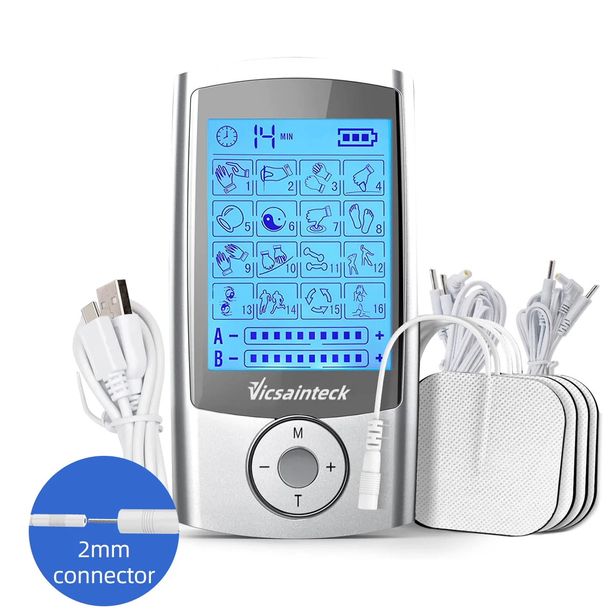 16 Modes Electric Tens Unit Muscle Stimulator Relax Acupuncture Body Massage Digital Therapy Slimming Machine Electro stimulator
16 Modes Electric Tens Unit Muscle Stimulator Relax Acupuncture Body Massage Digital Therapy Slimming Machine Electro stimulator