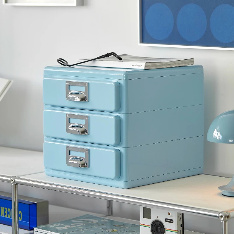 Retro-style Filing Cabinet, Multi-drawer Three-drawer Chest, Instagram-worthy Creative Office Desktop Storage Cabinet
Retro-style Filing Cabinet, Multi-drawer Three-drawer Chest, Instagram-worthy Creative Office Desktop Storage Cabinet