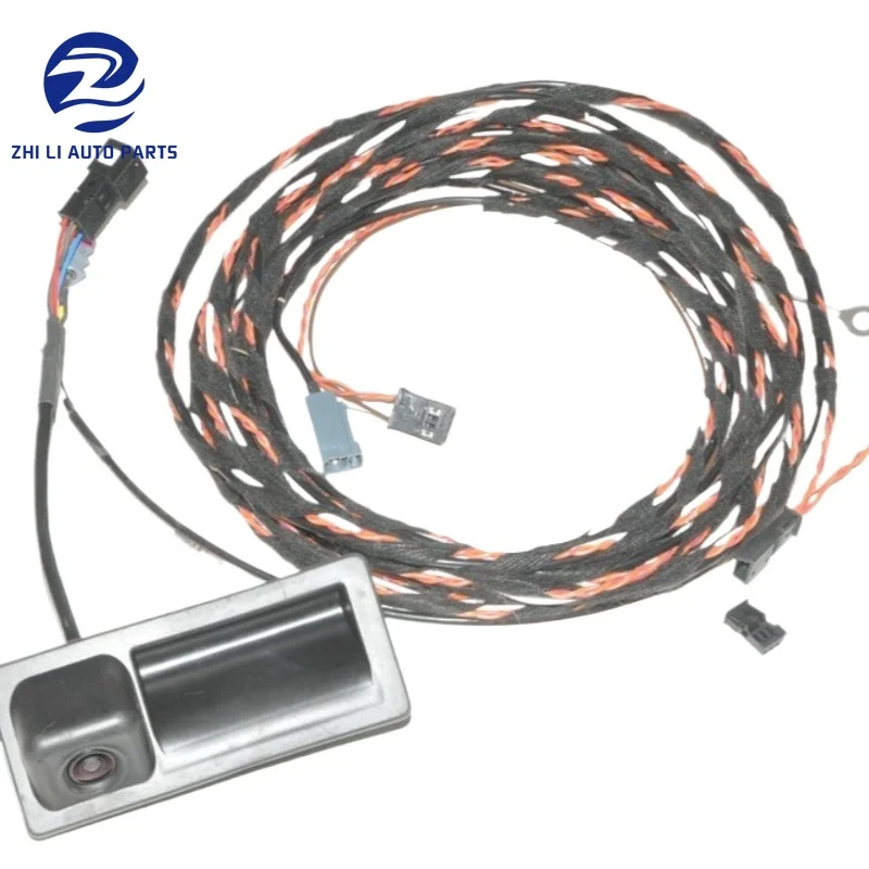 Rear View Camera Trunk handle with High Guidance Line Wiring harness For VW MQB Tiguan Water Wash OEM 5NA827566D
Rear View Camera Trunk handle with High Guidance Line Wiring harness For VW MQB Tiguan Water Wash OEM 5NA827566D