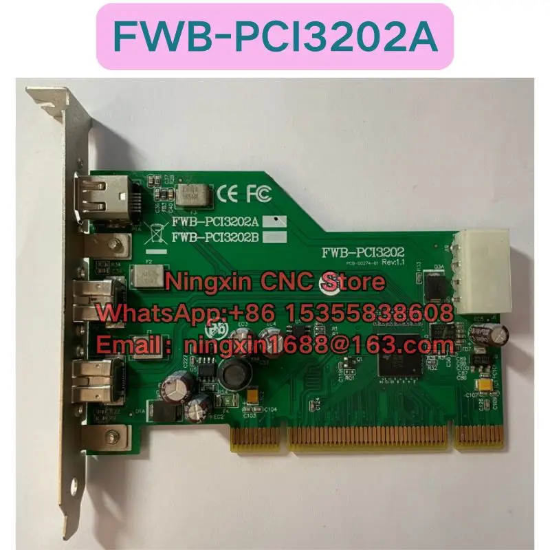 Б/у FWB-PCI3202A/B Карта сбора данных для промышленной камеры 1394A/B Функциональный тест ОК Быстрая доставка
Б/у FWB-PCI3202A/B Карта сбора данных для промышленной камеры 1394A/B Функциональный тест ОК Быстрая доставка