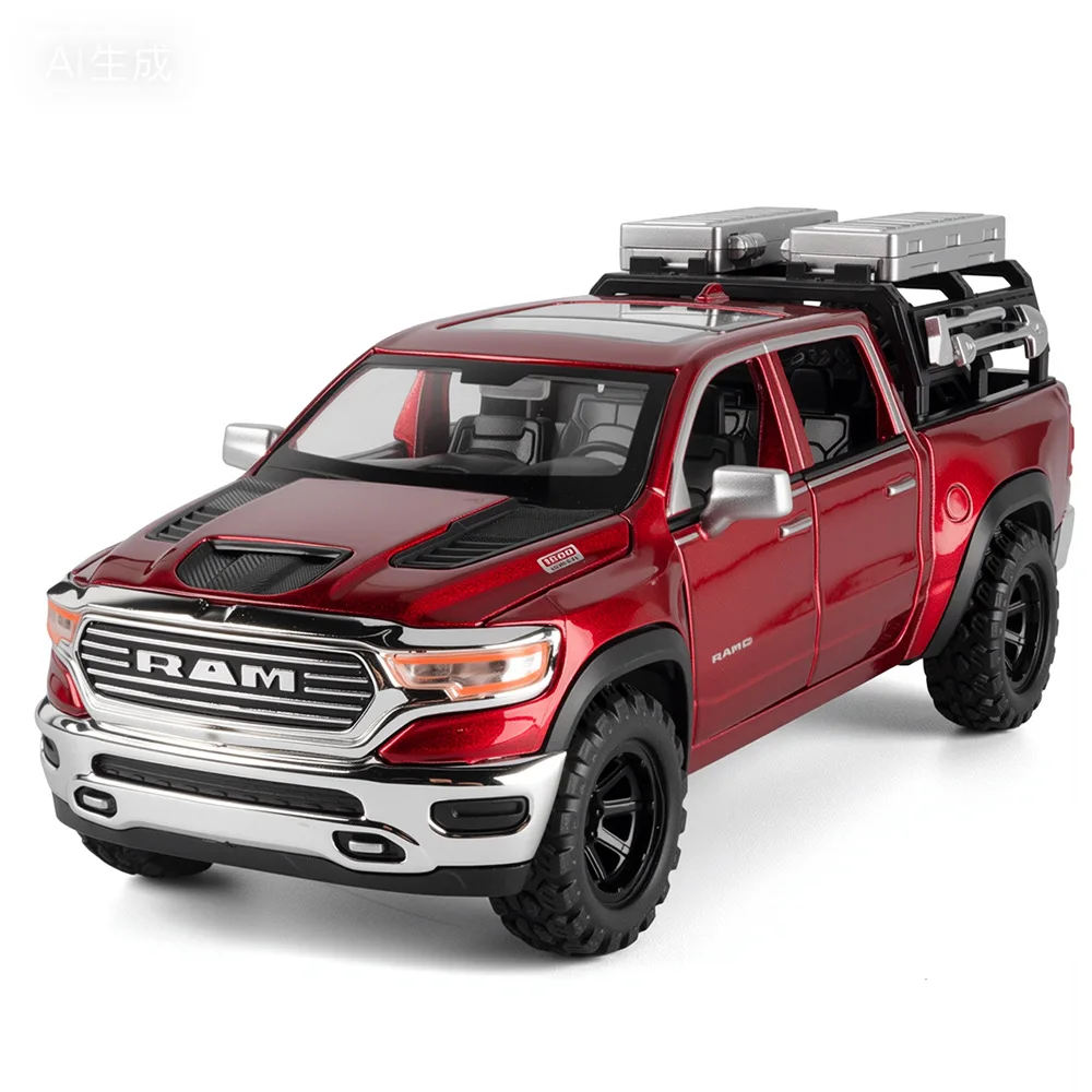 1:32 Ram 1500 TRX Mammoth Off Road Pickup Truck Alloy Diecast Model Car Sound And Light Pull Back Toy Car Present
1:32 Ram 1500 TRX Mammoth Off Road Pickup Truck Alloy Diecast Model Car Sound And Light Pull Back Toy Car Present