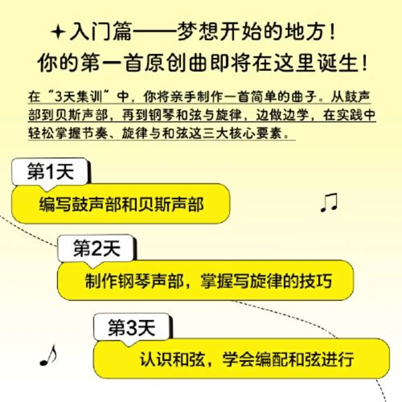 3-дневная игровая композиция, базовая уведомление Zero, мусорное руководство, водовое руководство по написанию песен для начинающих, музыкальная книга
3-дневная игровая композиция, базовая уведомление Zero, мусорное руководство, водовое руководство по написанию песен для начинающих, музыкальная книга