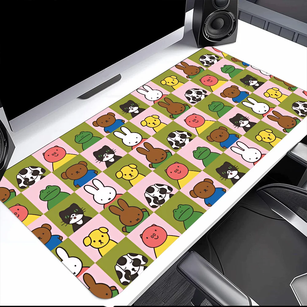 Cartoon Cute M-Miffy rabbit Moon Mouse Pad Large Desk Mat Keyboard Ergonomic Office Rubber PC Non-slip Anti-fray Home Custom
Cartoon Cute M-Miffy rabbit Moon Mouse Pad Large Desk Mat Keyboard Ergonomic Office Rubber PC Non-slip Anti-fray Home Custom