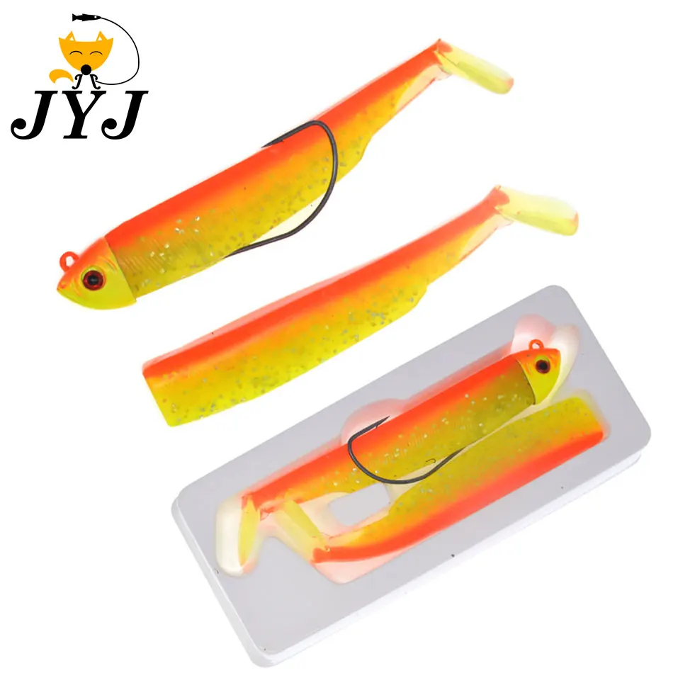 JYJ 2 шт. в коробке, 10 см 24 г, большая Т-образная головка для джиггинга, мягкая искусственная приманка для рыбной ловли, снасть для окуня, щуки и окуня
JYJ 2 шт. в коробке, 10 см 24 г, большая Т-образная головка для джиггинга, мягкая искусственная приманка для рыбной ловли, снасть для окуня, щуки и окуня