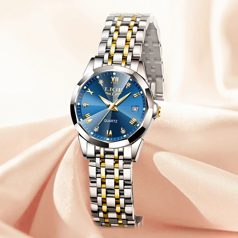 Оригинальные элегантные роскошные женские наручные часы LIGE, модные водонепроницаемые часы с календарем и бриллиантами, кварцевые повседневные женские часы с ремешком из нержавеющей стали
Оригинальные элегантные роскошные женские наручные часы LIGE, модные водонепроницаемые часы с календарем и бриллиантами, кварцевые повседневные женские часы с ремешком из нержавеющей стали