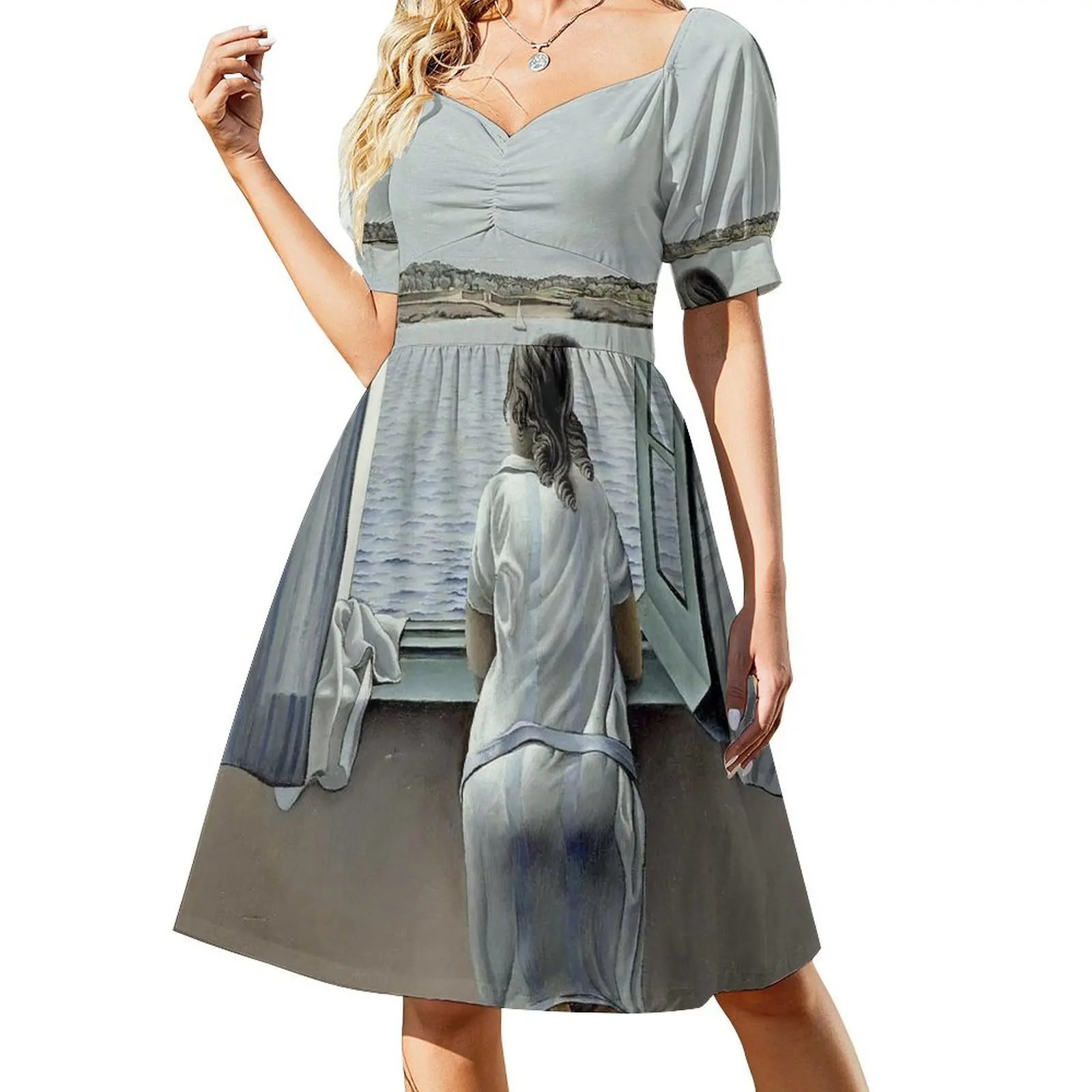 WOMAN IN THE WINDOW : Vintage 1925 Painting Print Dress Female clothing beach dresses elegant dresses for women
WOMAN IN THE WINDOW : Vintage 1925 Painting Print Dress Female clothing beach dresses elegant dresses for women