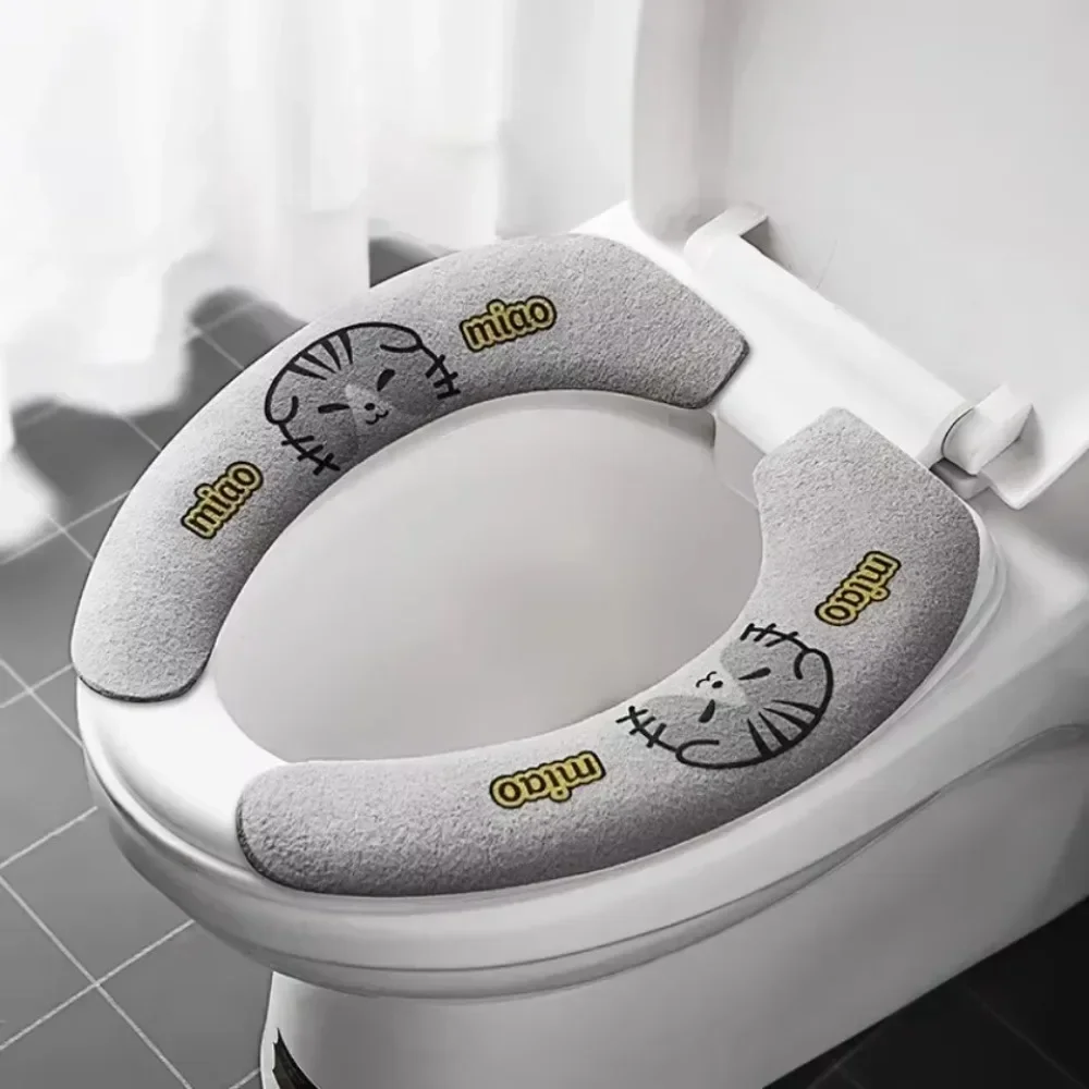 2Pc/set Reusable Warm Flannel Toilet Sticker Toilet Seat Covers Washable Toilet Seat Filling Bathroom Mat Seat Cover Universal
2Pc/set Reusable Warm Flannel Toilet Sticker Toilet Seat Covers Washable Toilet Seat Filling Bathroom Mat Seat Cover Universal