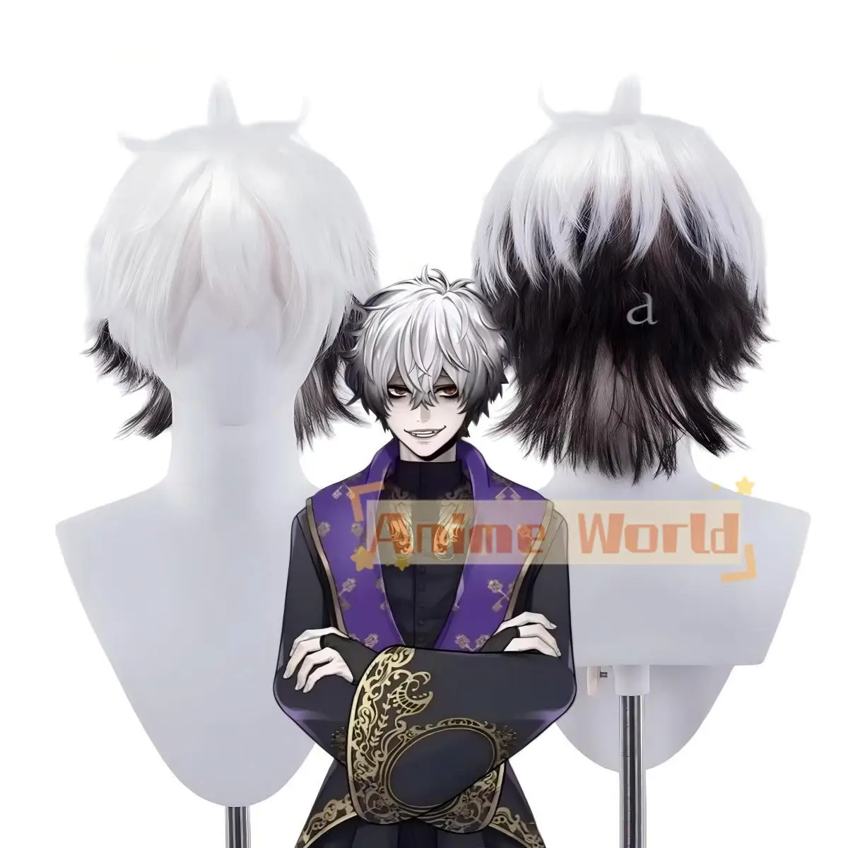 Twisted Wonderland Skully Cos Cosplay Wig Halloween Carnival Party Props Synthetic Hair Heat Resistant Fiber + Wig Cap
Twisted Wonderland Skully Cos Cosplay Wig Halloween Carnival Party Props Synthetic Hair Heat Resistant Fiber + Wig Cap