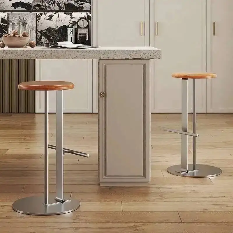 High Chair Cashier Bar Front Desk Chair Home Solid Wood Island Chair Living Room Metal High Stool Cafe High Stools
High Chair Cashier Bar Front Desk Chair Home Solid Wood Island Chair Living Room Metal High Stool Cafe High Stools