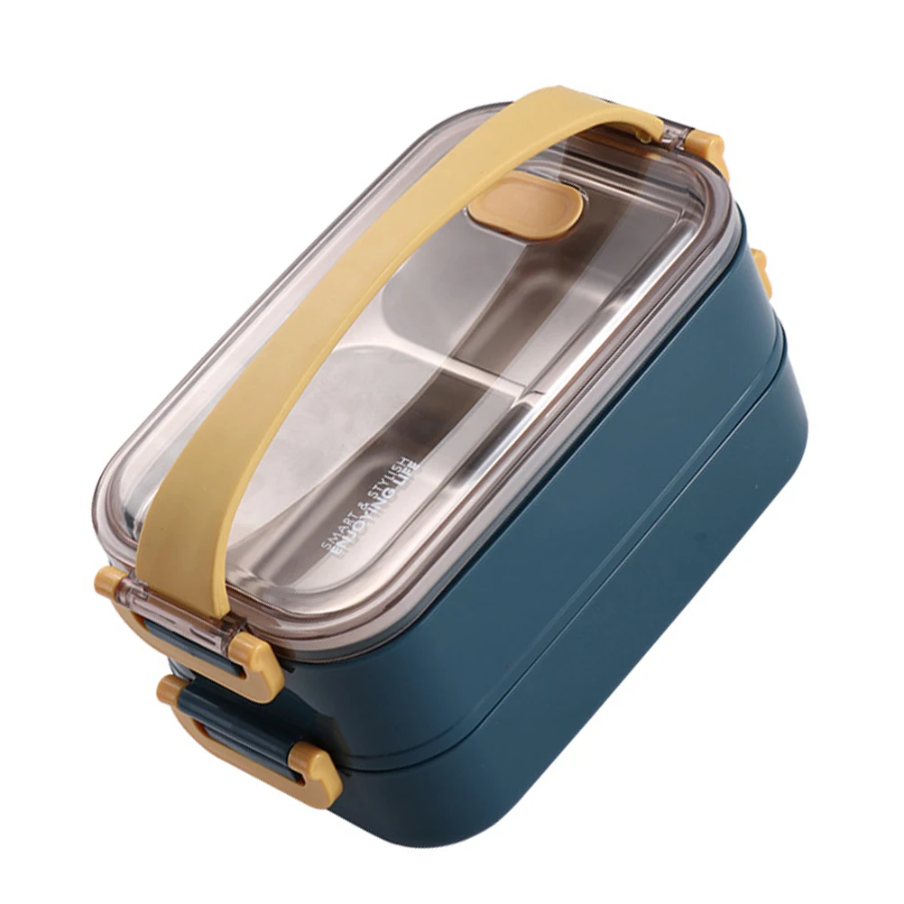 Portable Stainless Steel Food Container Divided Grid Blue Lunch Box Case Thermal Insulated Kitchen Diner Product
Portable Stainless Steel Food Container Divided Grid Blue Lunch Box Case Thermal Insulated Kitchen Diner Product