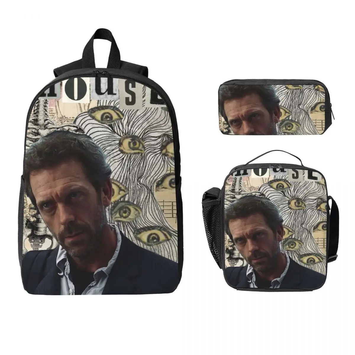 Dr. Gregory House Tomorrowland Backpack Boys Girls BookBag School Bag Laptop Shoulder Bags 3ps Insulated Lunch Bag Pencil Case
Dr. Gregory House Tomorrowland Backpack Boys Girls BookBag School Bag Laptop Shoulder Bags 3ps Insulated Lunch Bag Pencil Case