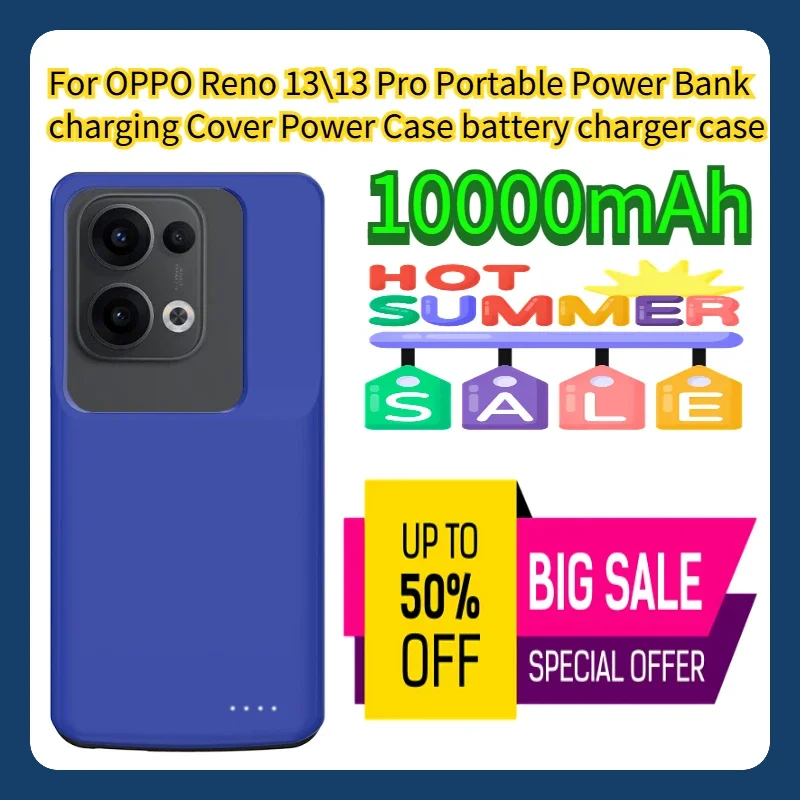 For OPPO Reno 13\13 Pro Portable Power Bank charging Cover Power Case battery charger case 10000mAh
For OPPO Reno 13\13 Pro Portable Power Bank charging Cover Power Case battery charger case 10000mAh