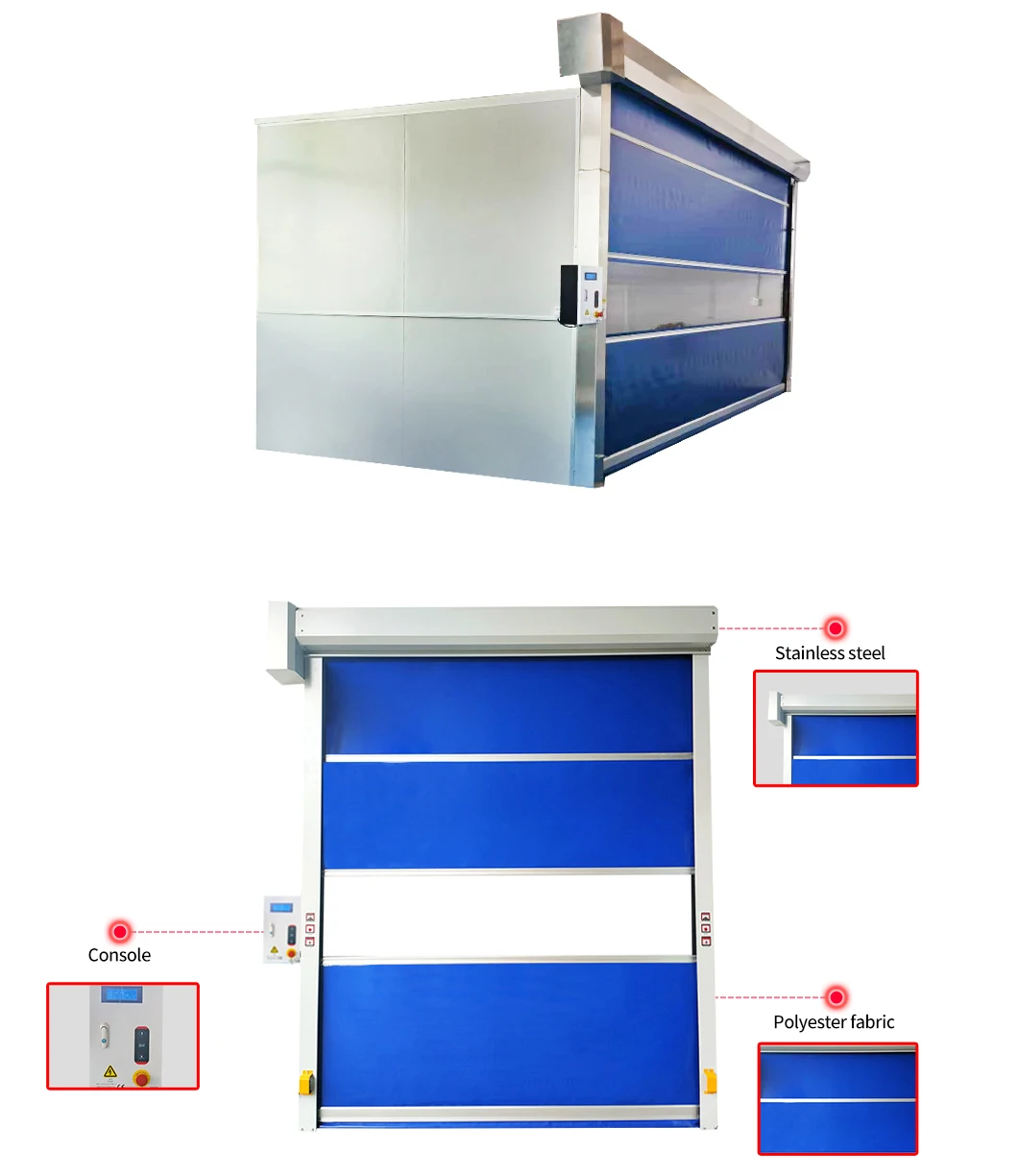 Quickly Install High-quality and Stable Industrial High-speed Rolling Shutter Doors
Quickly Install High-quality and Stable Industrial High-speed Rolling Shutter Doors