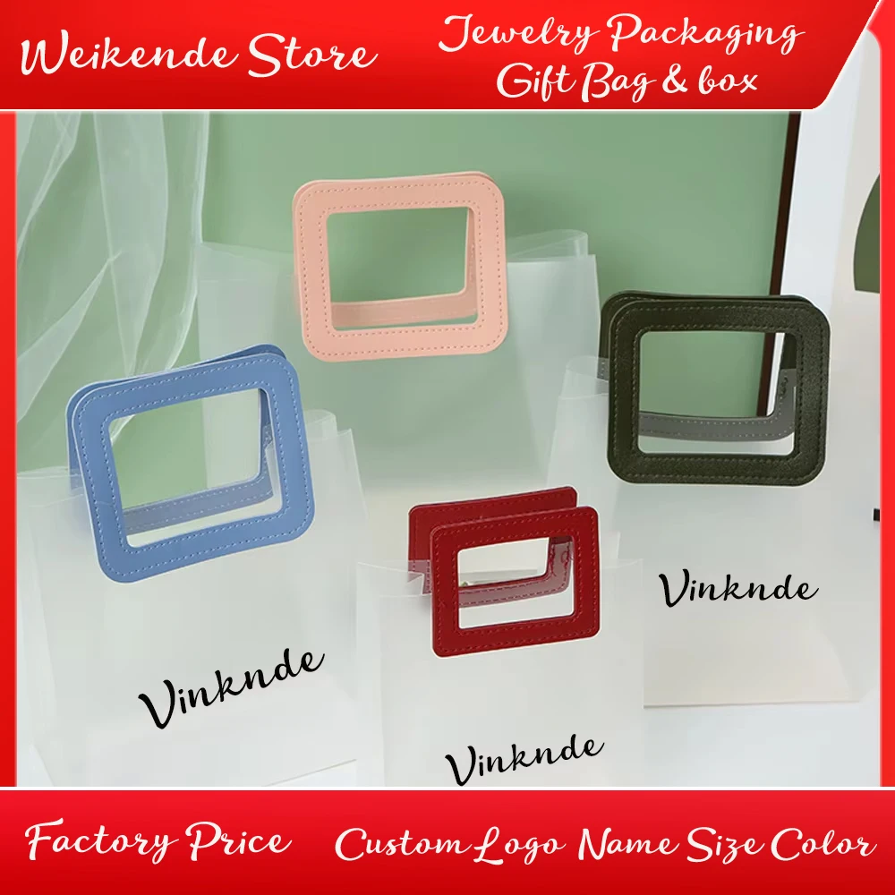 30pcs Bulk Custom Logo Clear Frosted Transparent PVC Shopping Bags Beauty Tote PP Bag Travel Wedding Shopping Packaging Pouches
30pcs Bulk Custom Logo Clear Frosted Transparent PVC Shopping Bags Beauty Tote PP Bag Travel Wedding Shopping Packaging Pouches