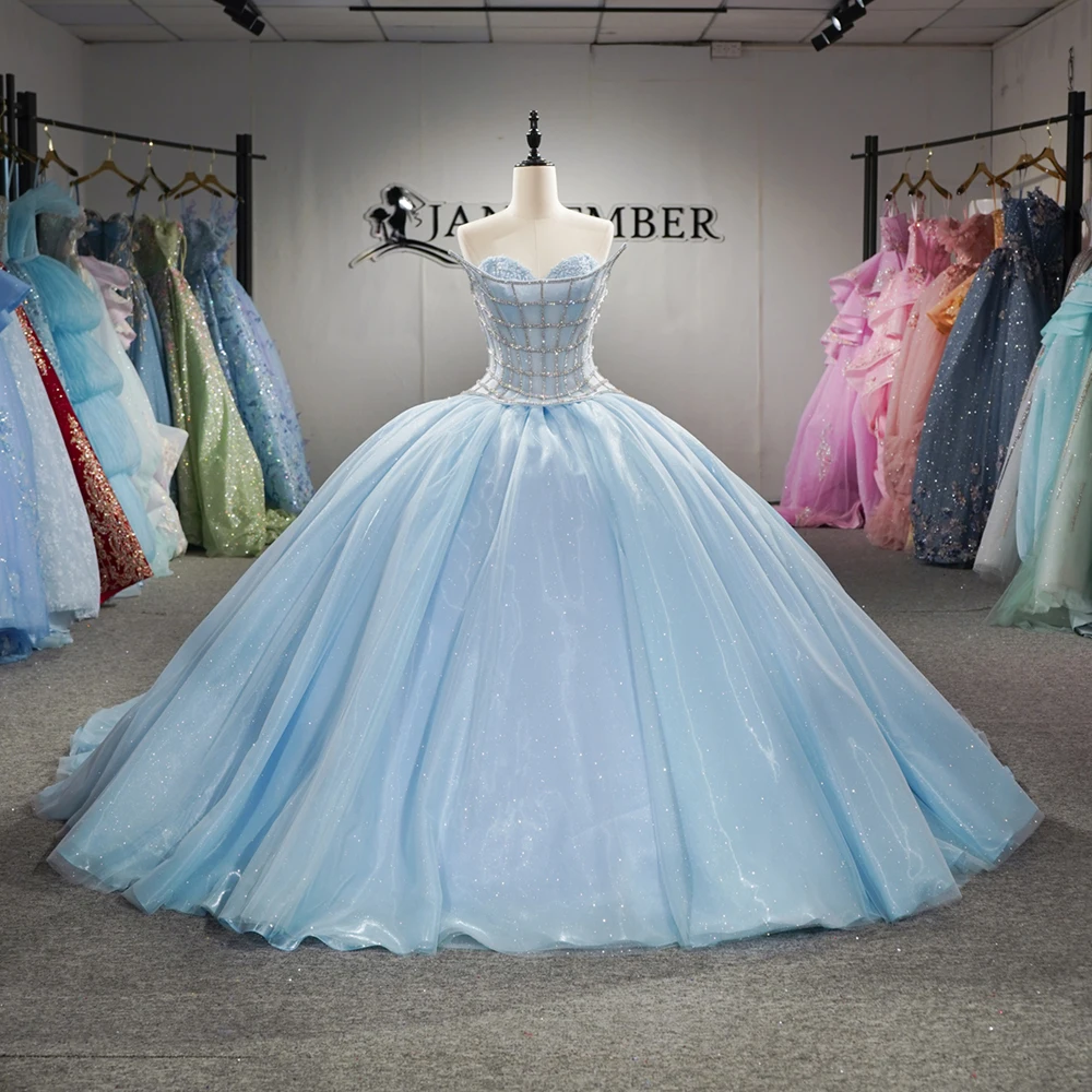 Floral Quinceanera Dresses for 15 Strapless Crystals vestidos de 15 Elegant Prom Dress quinceañera 2026 Organza Customized
Floral Quinceanera Dresses for 15 Strapless Crystals vestidos de 15 Elegant Prom Dress quinceañera 2026 Organza Customized