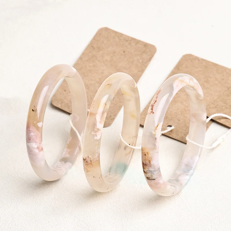 Women’s Natural Cherry Blossom Multi-Coloured Agate Bracelet: High-Transparency, Vein-Patterned Ice-Type Crystal Bracelet
Women’s Natural Cherry Blossom Multi-Coloured Agate Bracelet: High-Transparency, Vein-Patterned Ice-Type Crystal Bracelet