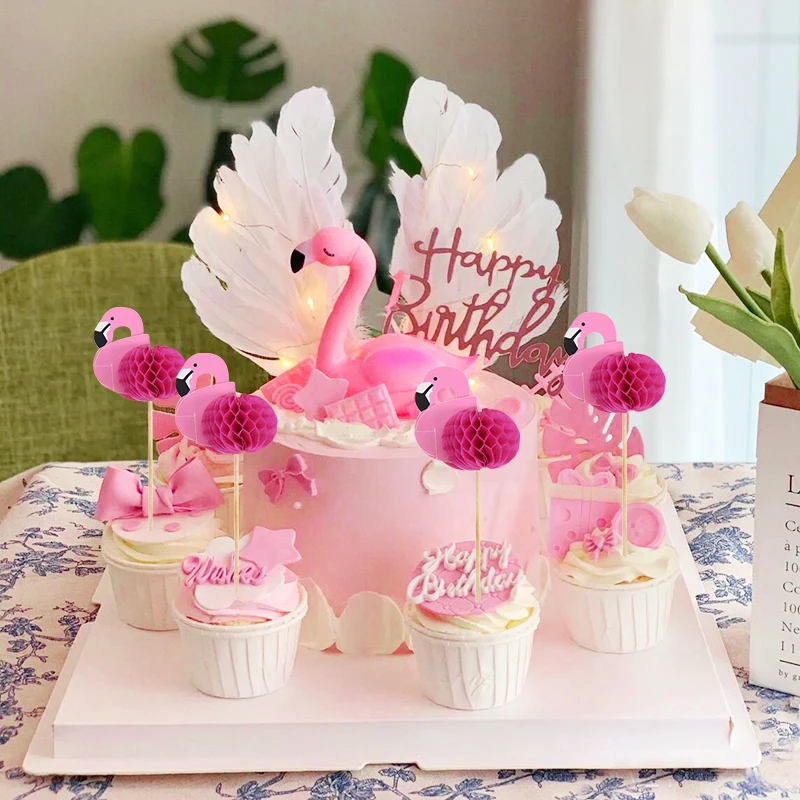 20/30Pcs Pink Flamingo Cake Topper Fruit Cocktail Picks Hawaii Pineapple Cupcake Topper For Summer Wedding Party Cake Decoration
20/30Pcs Pink Flamingo Cake Topper Fruit Cocktail Picks Hawaii Pineapple Cupcake Topper For Summer Wedding Party Cake Decoration