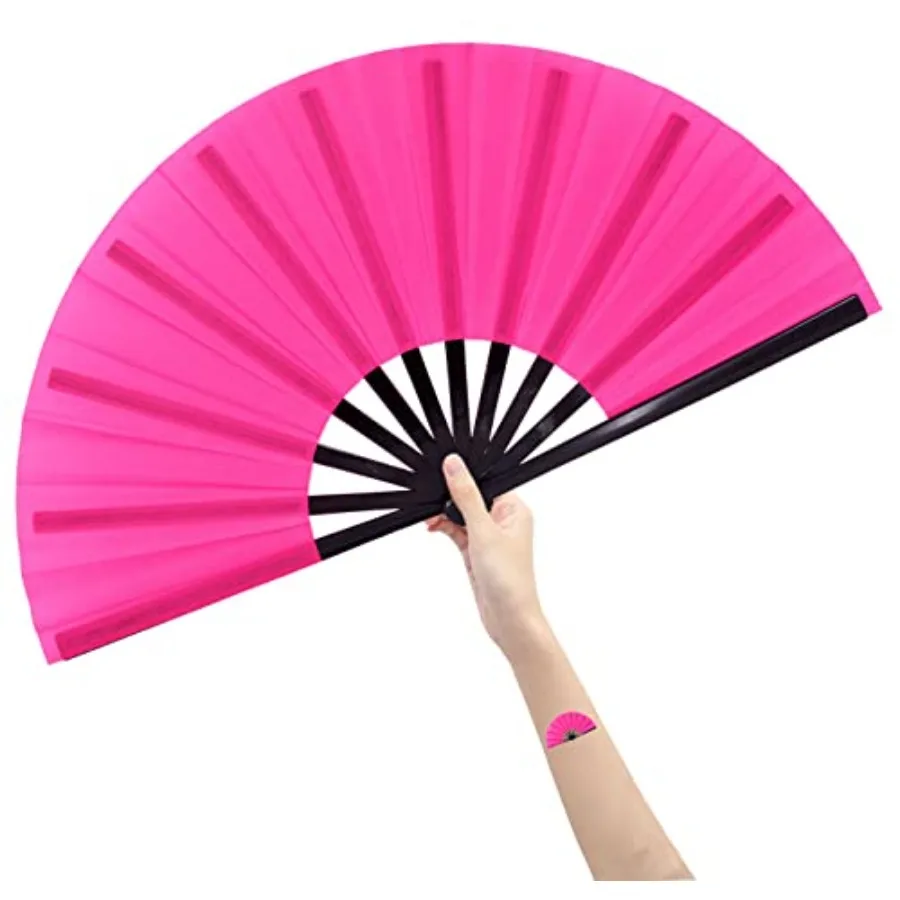 Large Folding Fan Rave Fan Popping Fans for Line Dancing Clacking Fans for Dance, Party, Decoration, Festival
Large Folding Fan Rave Fan Popping Fans for Line Dancing Clacking Fans for Dance, Party, Decoration, Festival