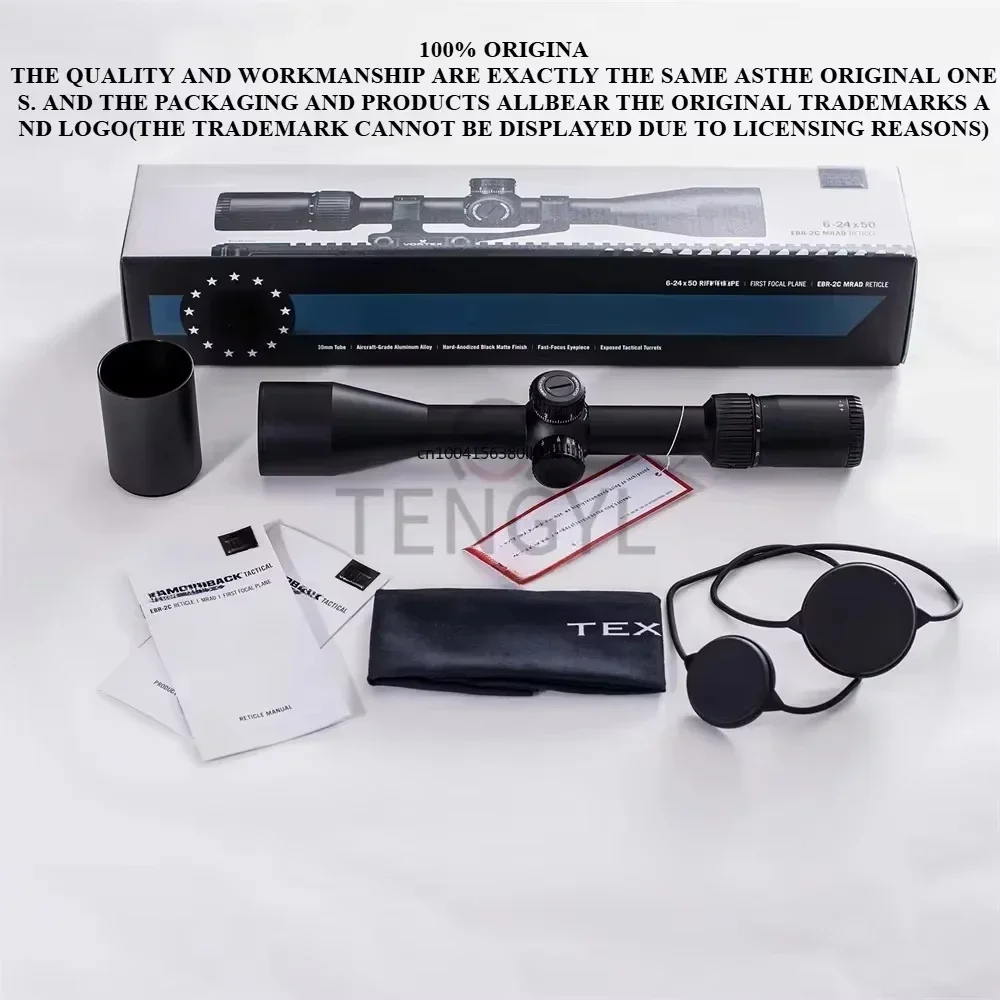 Оптический прицел V RT X Optics D M NDB CK тактический 6-24X50 с первой фокальной плоскостью (FFP), сеткой EBR-2C (MRAD), трубка 30 мм
Оптический прицел V RT X Optics D M NDB CK тактический 6-24X50 с первой фокальной плоскостью (FFP), сеткой EBR-2C (MRAD), трубка 30 мм