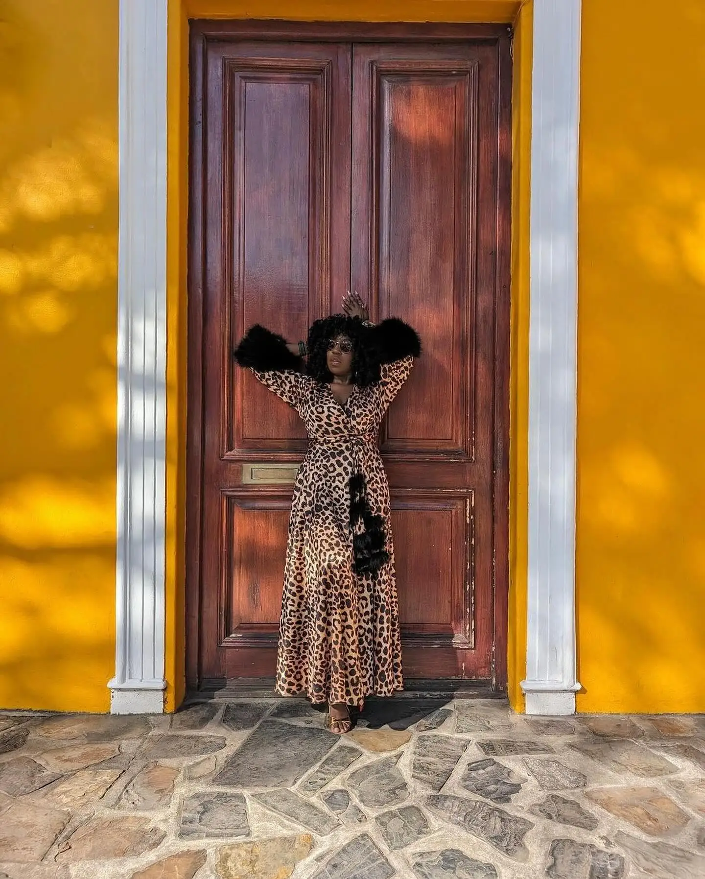 Leopard Print Feather Wedding Women Prom Dress V Neck Full Sleeves Bridal Party Robes Evening Gown Sleepwear Customized Skirt
Leopard Print Feather Wedding Women Prom Dress V Neck Full Sleeves Bridal Party Robes Evening Gown Sleepwear Customized Skirt