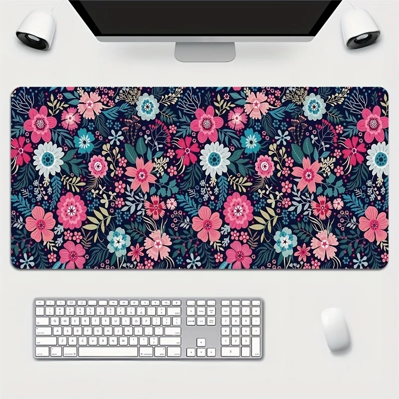 Dark Floral Pattern Extended Mouse Pad Large Desk Mat Non-Slip Rubber Base Gaming Office Keyboard Pad
Dark Floral Pattern Extended Mouse Pad Large Desk Mat Non-Slip Rubber Base Gaming Office Keyboard Pad