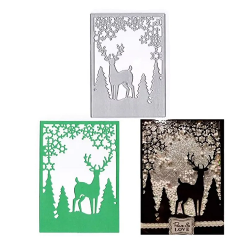 Deer Metal Cutting Dies Mold Scrapbooking Cards Craft Knife Mould Blade Punch Template Embossing Stencils 1pcs
Deer Metal Cutting Dies Mold Scrapbooking Cards Craft Knife Mould Blade Punch Template Embossing Stencils 1pcs