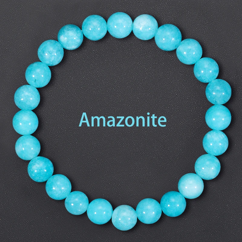 8mm Stone Amazonite Bead Bracelet Natural Stone Bracelet Stretch Rope Bracelet for Women Men Original Handmade Jewelry
8mm Stone Amazonite Bead Bracelet Natural Stone Bracelet Stretch Rope Bracelet for Women Men Original Handmade Jewelry