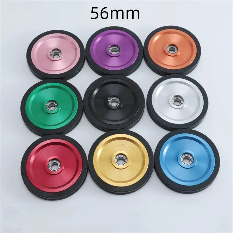 1 Pair Easywheel Aluminum Alloy Easy Wheel 56mm For Brompton Bike Easywheel Gold Silver Black Folding Bike Accessories
1 Pair Easywheel Aluminum Alloy Easy Wheel 56mm For Brompton Bike Easywheel Gold Silver Black Folding Bike Accessories
